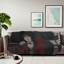 Load image into Gallery viewer, Anime Kakegurui Sherpa Blanket
