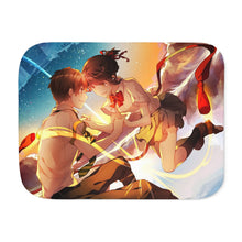 Load image into Gallery viewer, Taki and Mitsuha (Your Name) Sherpa Blanket
