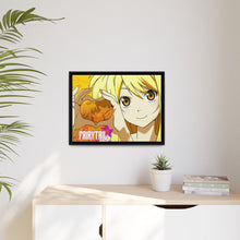Load image into Gallery viewer, Fairy Tail Natsu Dragneel, Lucy Heartfilia Canvas Framed Art Print
