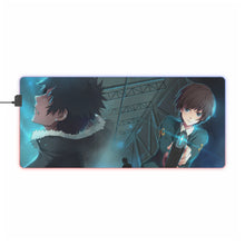 Load image into Gallery viewer, Shinya Kogami And Akane Tsunemori Together RGB LED Mouse Pad (Desk Mat)
