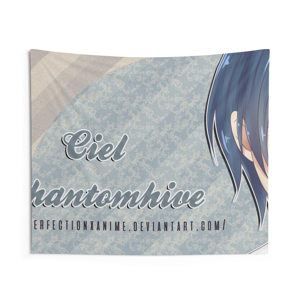 Black Butler Indoor Wall Tapestry