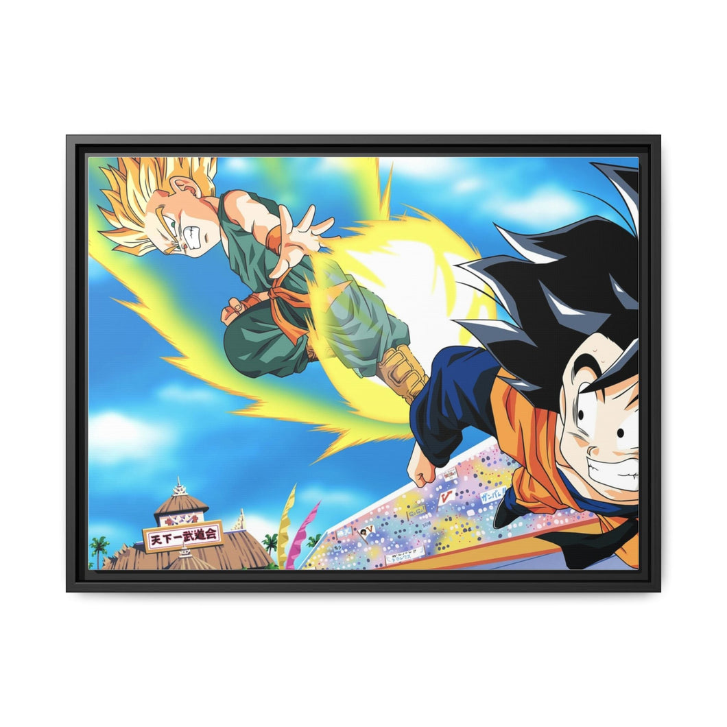 Kids Champion Canvas Framed Art Print
