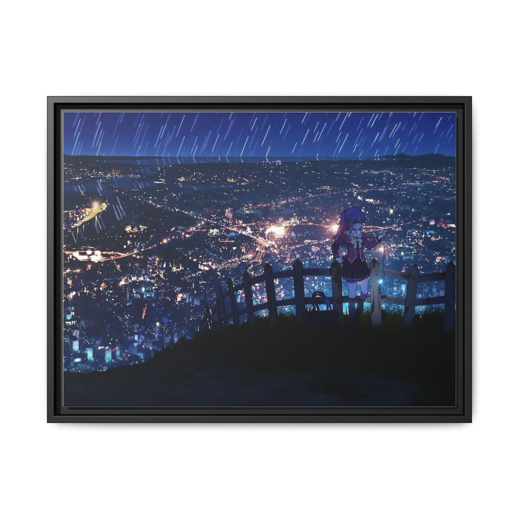 Nao Tomori city the back Canvas Framed Art Print