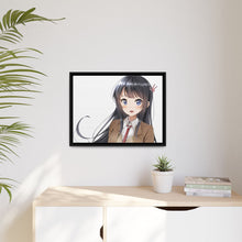 Load image into Gallery viewer, Rascal Does Not Dream Of Bunny Girl Senpai Canvas Framed Art Print

