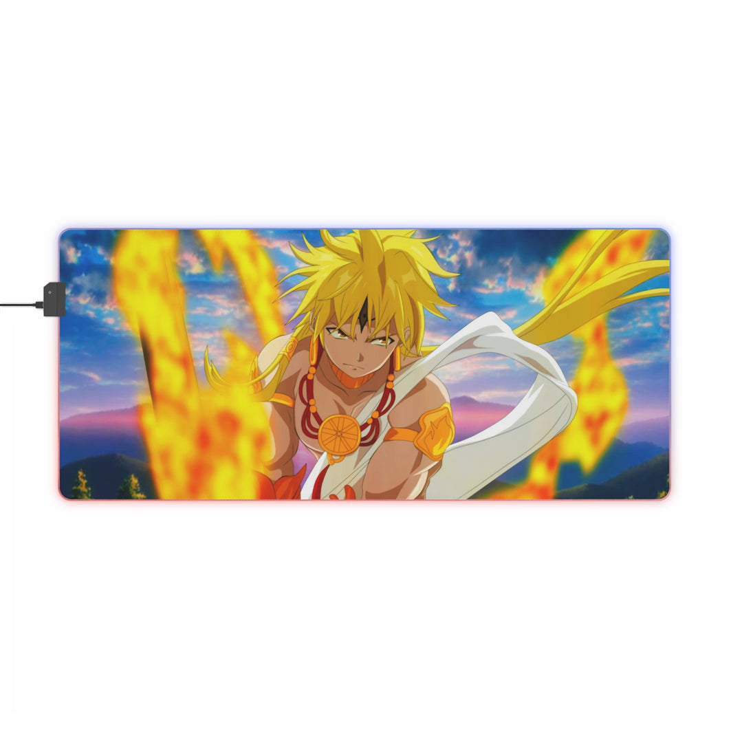 Magi: The Labyrinth Of Magic Alibaba Saluja, Japanese Desk Mat RGB LED Mouse Pad (Desk Mat)