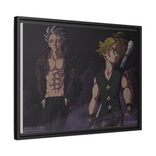 Load image into Gallery viewer, Meliodas and Ban Canvas Framed Art Print
