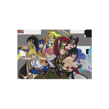 Load image into Gallery viewer, Fairy Tail Natsu Dragneel, Erza Scarlet, Gray Fullbuster, Lucy Heartfilia, Wendy Marvell Rug
