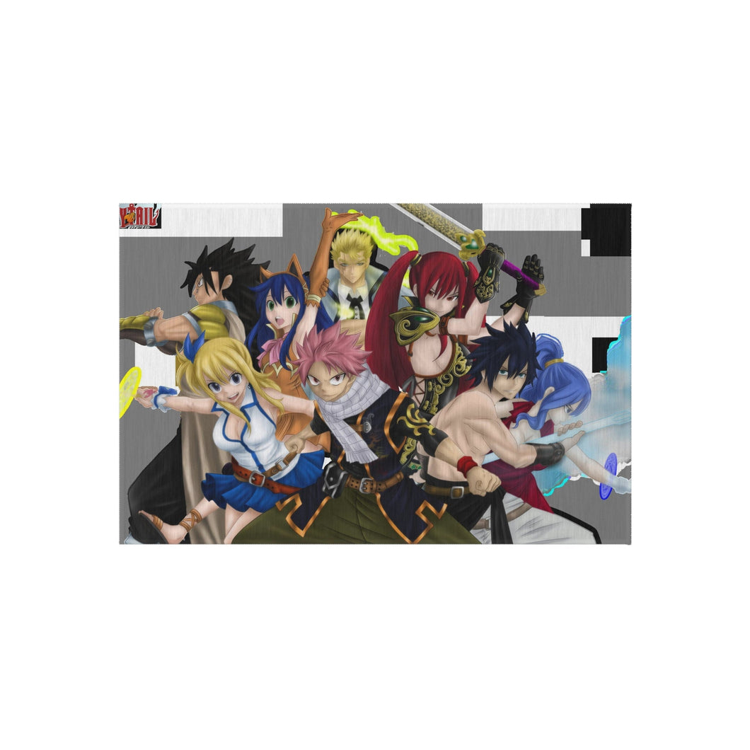 Fairy Tail Natsu Dragneel, Erza Scarlet, Gray Fullbuster, Lucy Heartfilia, Wendy Marvell Rug
