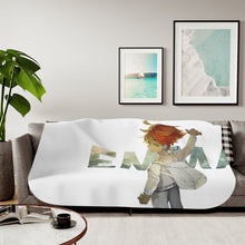 Load image into Gallery viewer, The Promised Neverland Emma Sherpa Blanket
