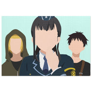 Fire Force Shinra Kusakabe, Arthur Boyle, Maki Oze Jigsaw Puzzle