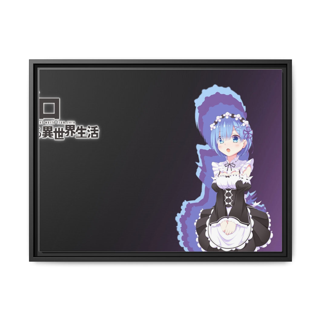 Rem Canvas Framed Art Print