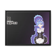 Rem Canvas Framed Art Print