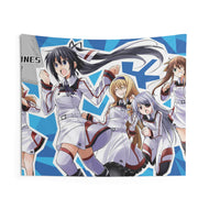 Infinite Stratos Charlotte Dunois, Laura Bodewig, Houki Shinonono, Cecilia Alcott, Lingyin Huang Indoor Wall Tapestry