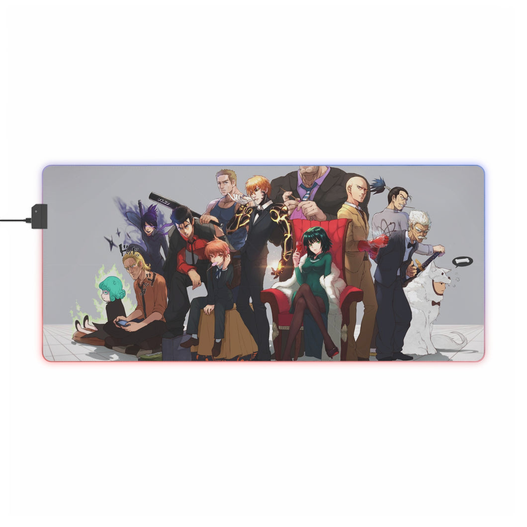 One-Punch Man RGB LED Mouse Pad (Desk Mat)