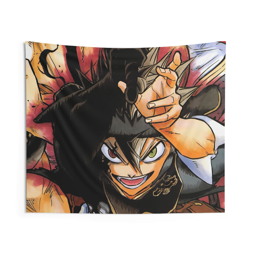 Black Clover Asta, Yami Sukehiro Indoor Wall Tapestry