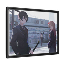 Load image into Gallery viewer, Chainsaw Man Canvas Framed Art Print
