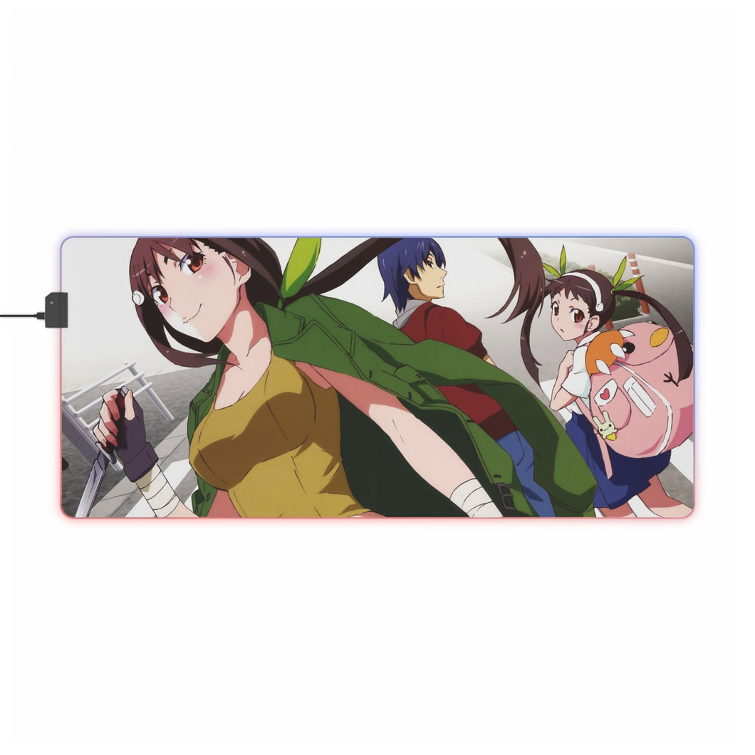 Monogatari (Series) RGB LED Mouse Pad (Desk Mat)
