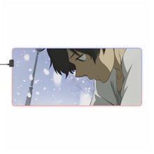 Load image into Gallery viewer, Hōtarō Oreki looking down RGB LED Mouse Pad (Desk Mat)

