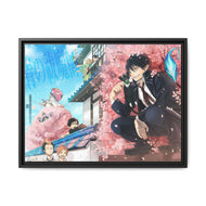 Ao No Exorcist Canvas Framed Art Print