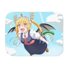 Load image into Gallery viewer, Miss Kobayashi&#39;s Dragon Maid Kobayashi San Chi No Maid Dragon, Tohru Sherpa Blanket
