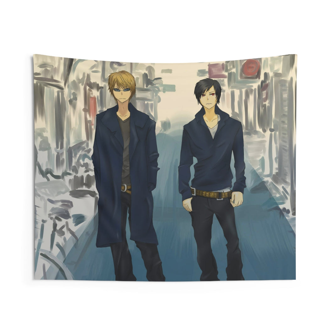 Durarara!! Izaya Orihara, Shizuo Heiwajima Indoor Wall Tapestry