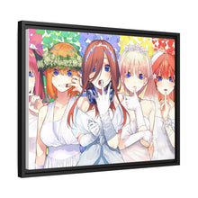 Load image into Gallery viewer, Anime The Quintessential Quintuplets Canvas Framed Art Print
