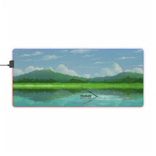 Load image into Gallery viewer, Anime Landscape RGB LED Mouse Pad (Desk Mat)
