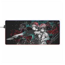 Load image into Gallery viewer, Shokugeki No Soma - Dark Yukihira Souma &amp; Erina Nakiri RGB LED Mouse Pad (Desk Mat)
