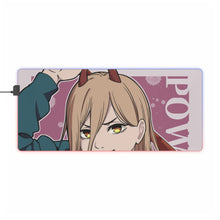 Load image into Gallery viewer, Anime Chainsaw Man RGB LED Mouse Pad (Desk Mat)
