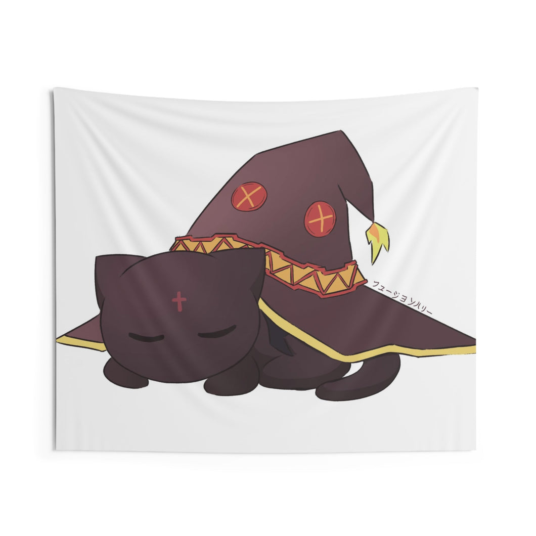 Megumin's cat Indoor Wall Tapestry