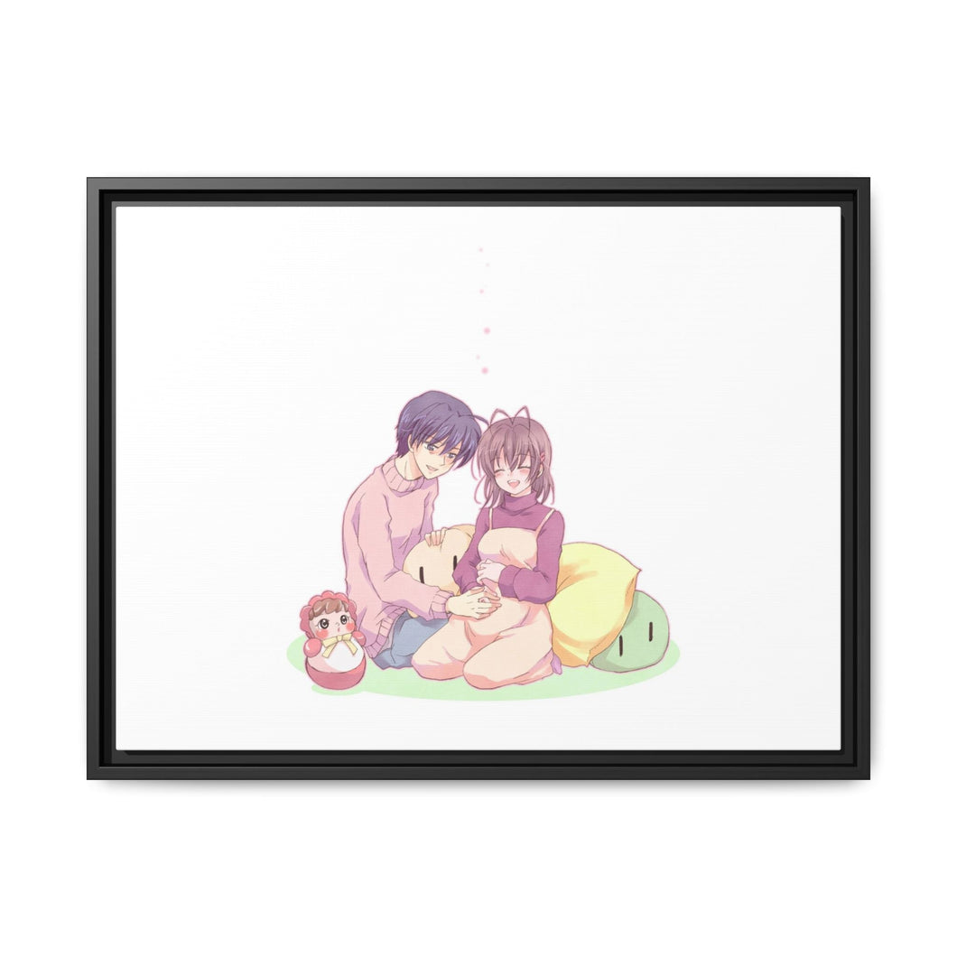 Anime Clannad Canvas Framed Art Print