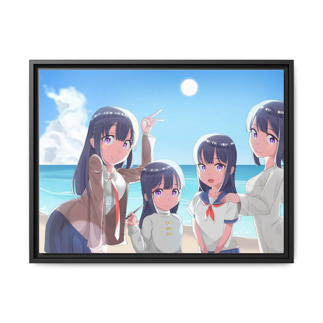 Rascal Does Not Dream of Bunny Girl Senpai Canvas Framed Art Print