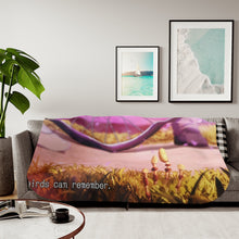 Load image into Gallery viewer, Hyouka - Little birds can remember. Sherpa Blanket
