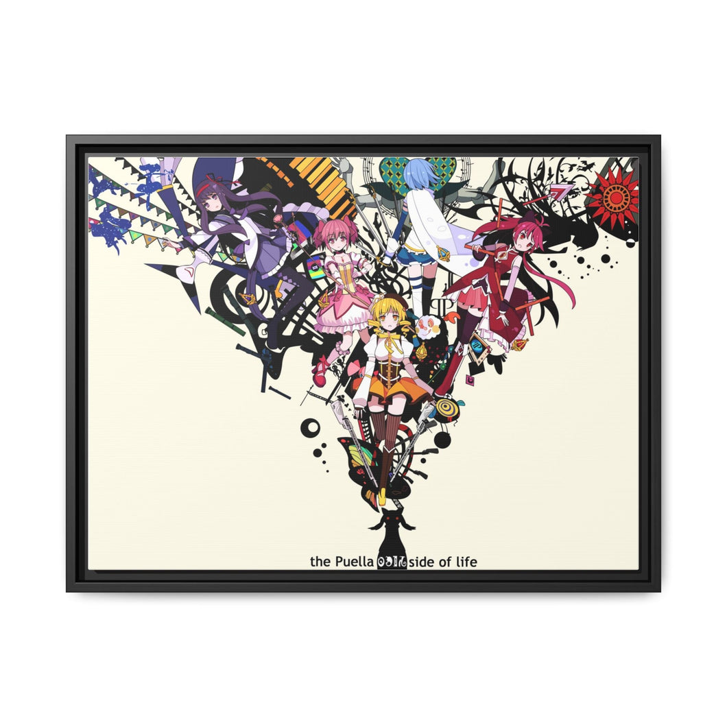 Puella Magi Madoka Magica Canvas Framed Art Print