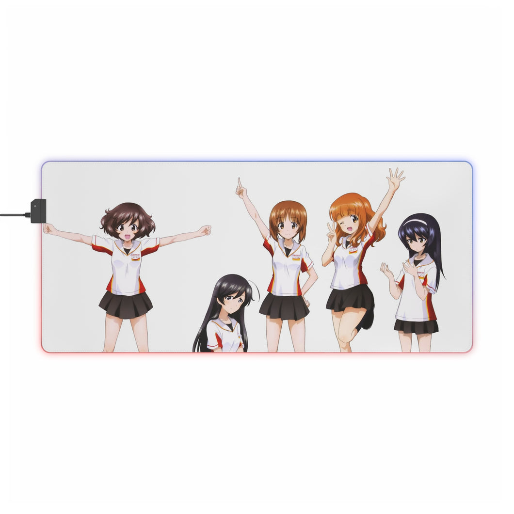 Girls und Panzer RGB LED Mouse Pad (Desk Mat)