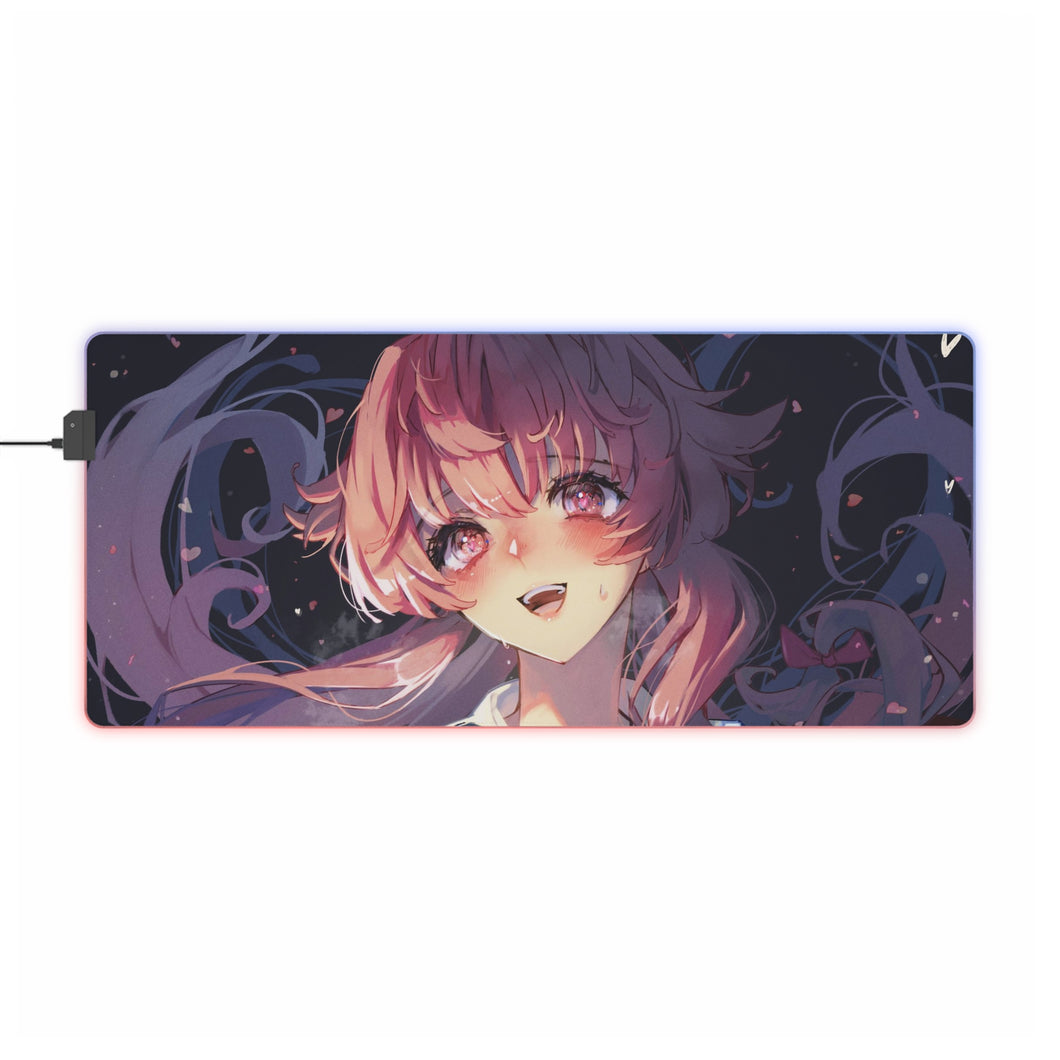 Mirai Nikki Yuno Gasai RGB LED Mouse Pad (Desk Mat)