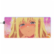 Load image into Gallery viewer, How Heavy Are the Dumbbells You Lift? RGB LED Mouse Pad (Desk Mat)
