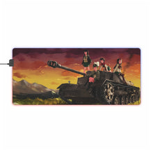 Load image into Gallery viewer, Girls und Panzer RGB LED Mouse Pad (Desk Mat)
