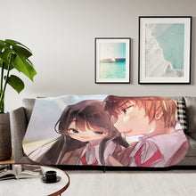 Load image into Gallery viewer, Rascal Does Not Dream of Bunny Girl Senpai Sherpa Blanket
