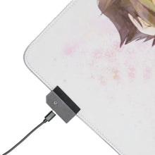 Load image into Gallery viewer, Mirai Nikki Yuno Gasai, Yukiteru Amano RGB LED Mouse Pad (Desk Mat)
