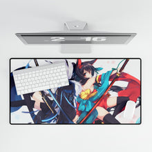 Load image into Gallery viewer, Anime Warrior Mouse Pad (Desk Mat)
