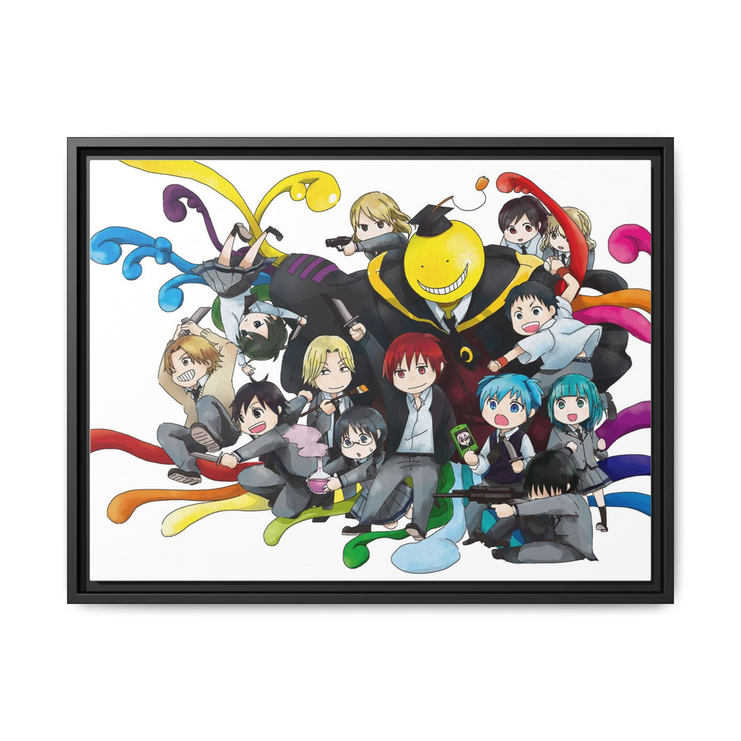 Anime Assassination Classroom Canvas Framed Art Print