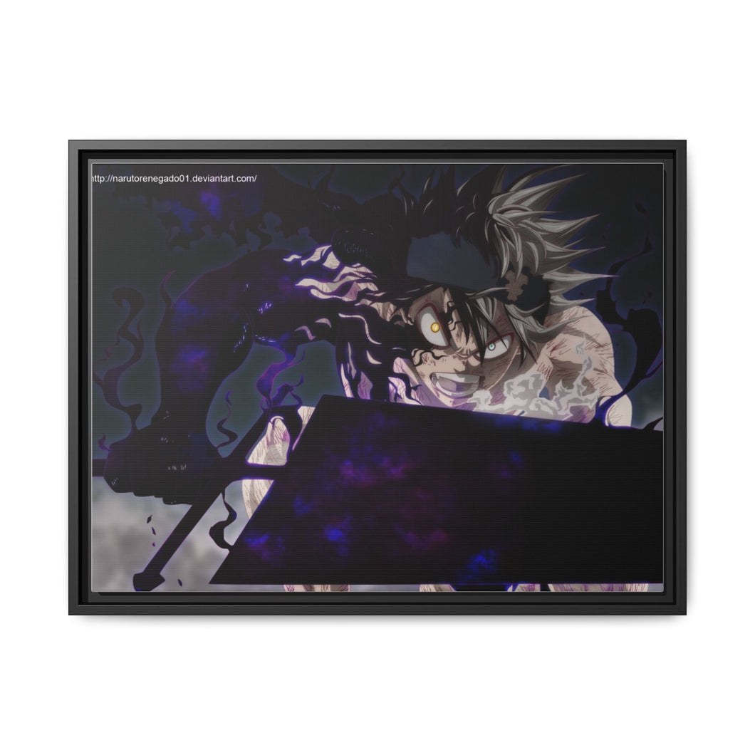 Anime Black Clover Canvas Framed Art Print