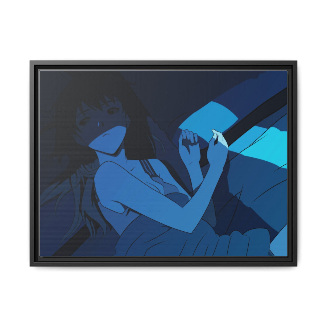 Anime Neon Genesis Evangelion Canvas Framed Art Print