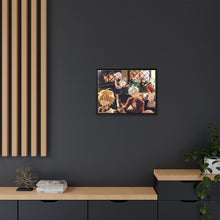 Load image into Gallery viewer, The Seven Deadly Sins Ban, Meliodas, King, Diane, Elizabeth Liones Canvas Framed Art Print
