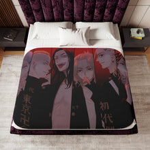 Load image into Gallery viewer, Anime Tokyo Revengers Sherpa Blanket
