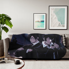 Load image into Gallery viewer, Psycho-Pass Inspecters Sherpa Blanket
