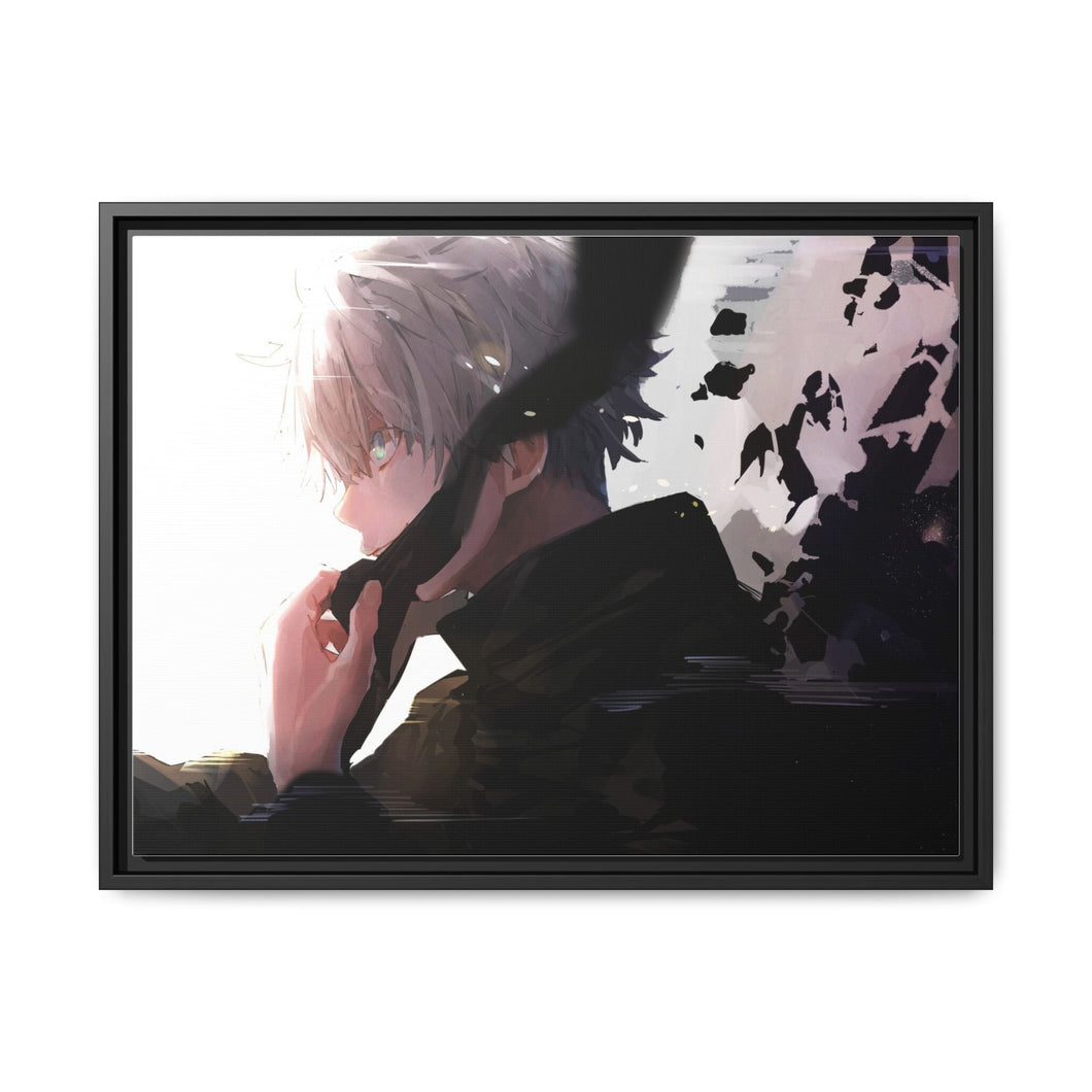 Satoru Gojo Canvas Framed Art Print