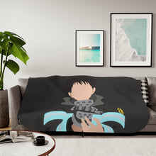 Load image into Gallery viewer, Fire Force Shinra Kusakabe Sherpa Blanket
