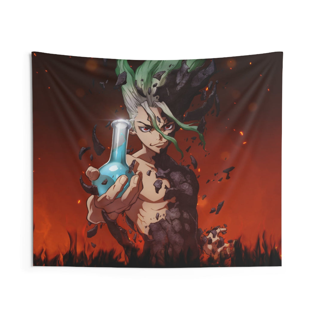 Dr. Stone Indoor Wall Tapestry